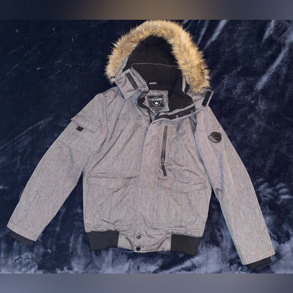 Noize Parka - Black and Gray - Winter Outerwear